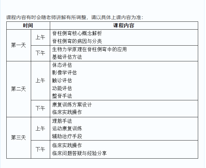 【開班通知】9月14日 新中醫(yī)診療體系全國第二屆脊柱側(cè)彎矯正培訓(xùn)班